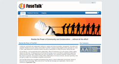 Desktop Screenshot of fusetalk.com